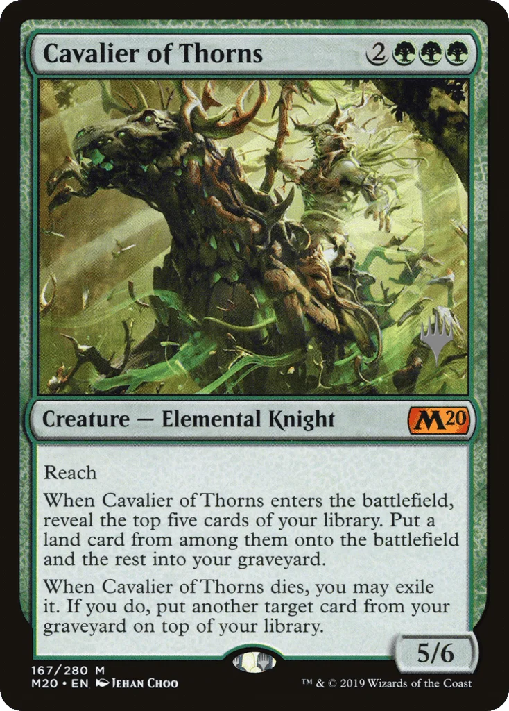 Cavalier of Thorns · Core Set 2020 Promos