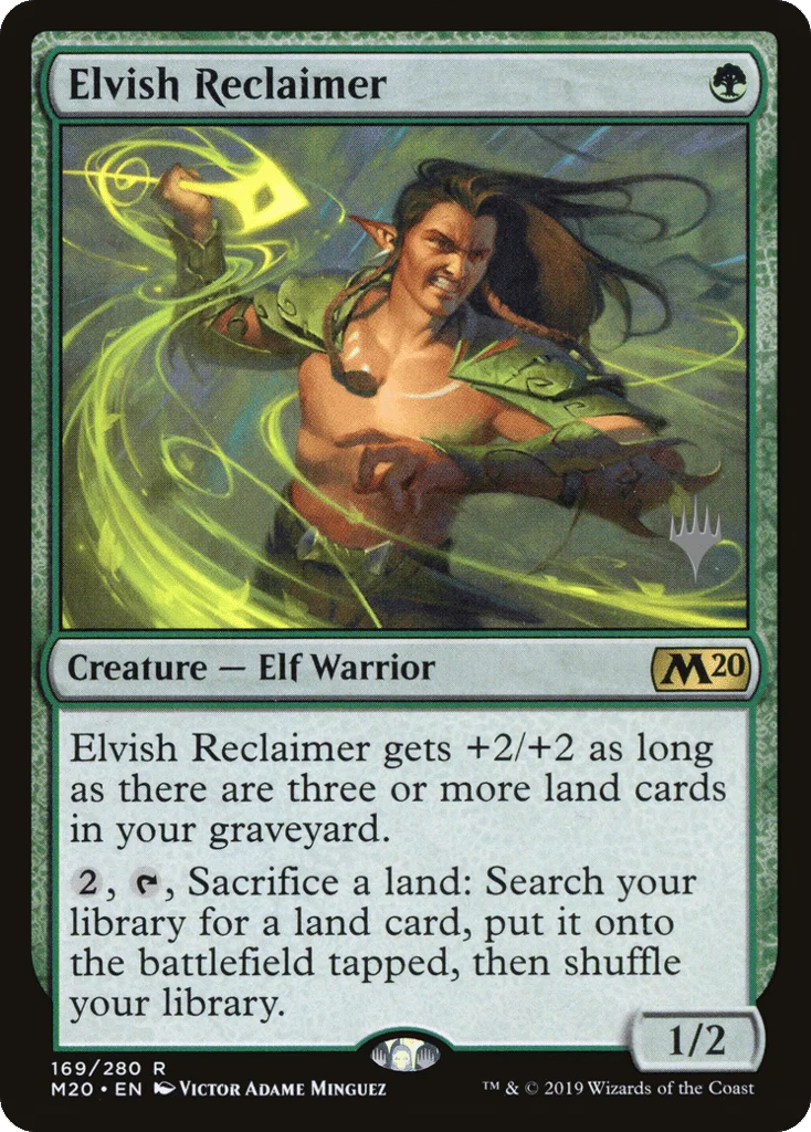 Elvish Reclaimer · Core Set 2020 Promos