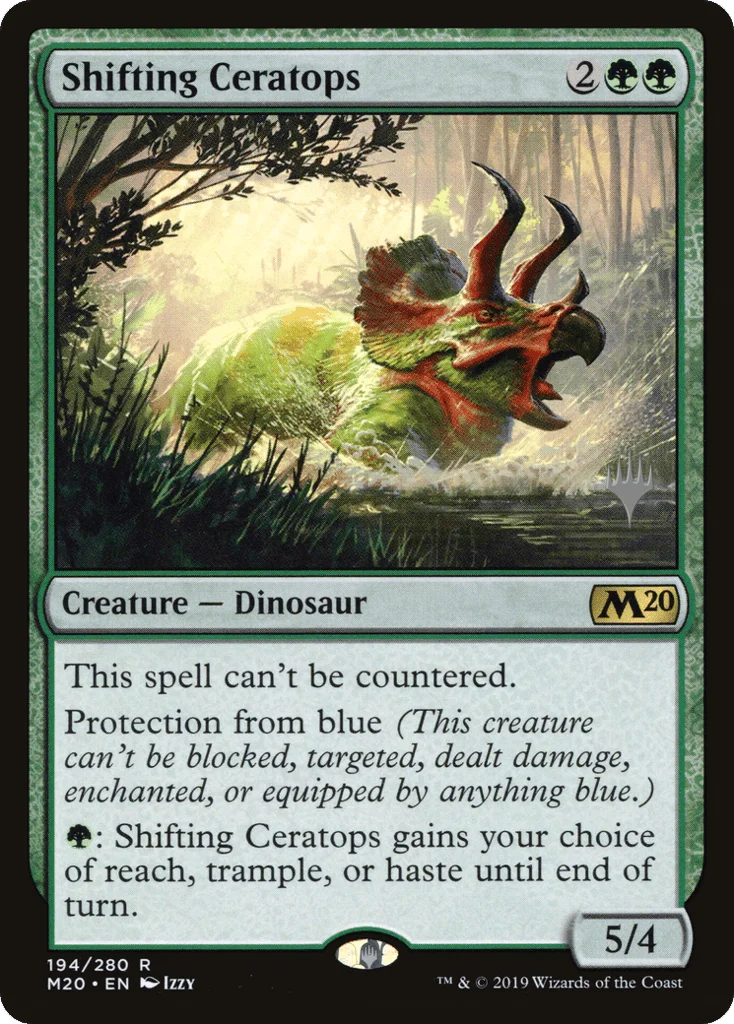 Shifting Ceratops · Core Set 2020 Promos