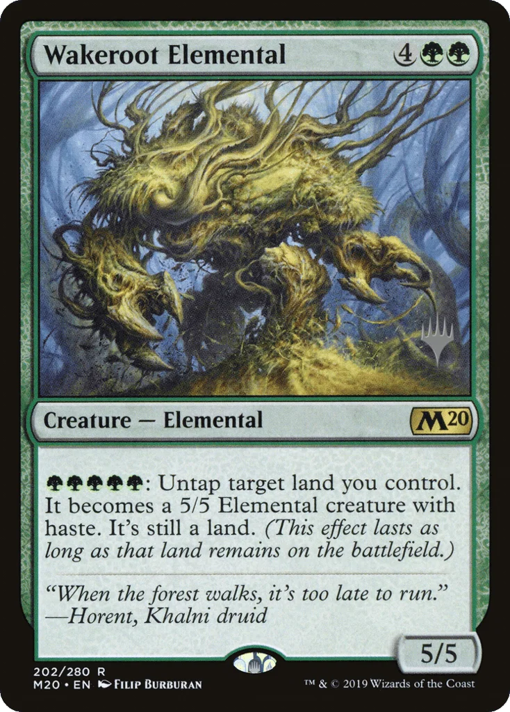 Wakeroot Elemental · Core Set 2020 Promos