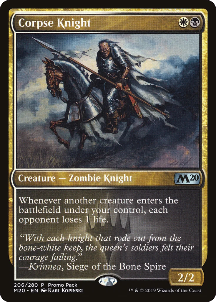 Corpse Knight · Core Set 2020 Promos
