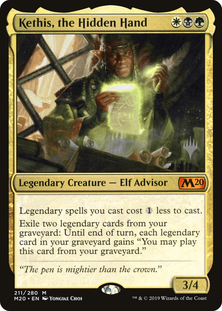 Kethis, the Hidden Hand · Core Set 2020 Promos