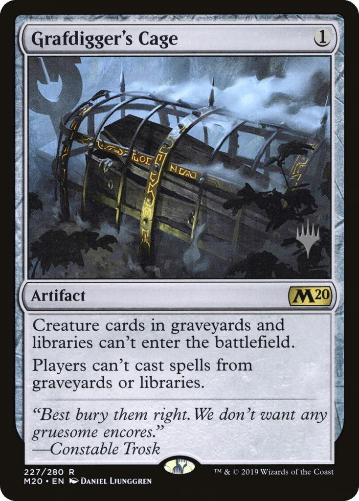 Grafdigger's Cage · Core Set 2020 Promos