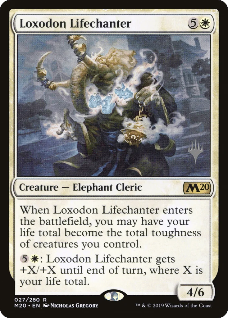 Loxodon Lifechanter · Core Set 2020 Promos