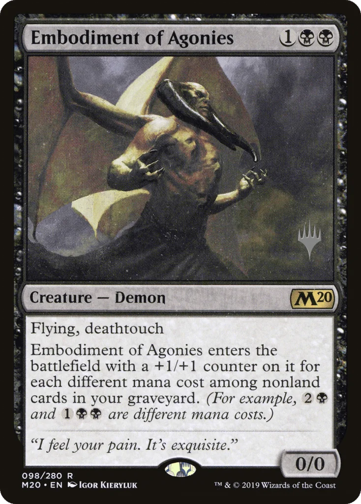Embodiment of Agonies · Core Set 2020 Promos