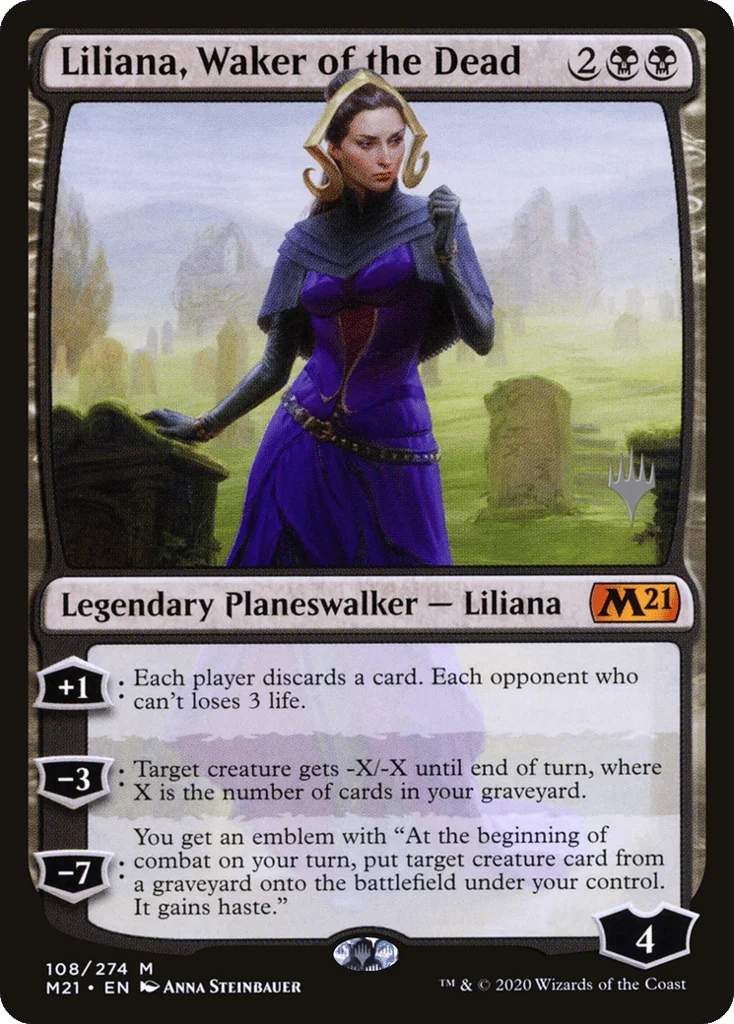 Liliana, Waker of the Dead · Core Set 2021 Promos