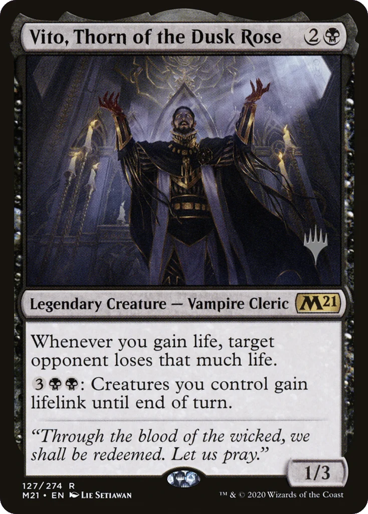 Vito, Thorn of the Dusk Rose · Core Set 2021 Promos