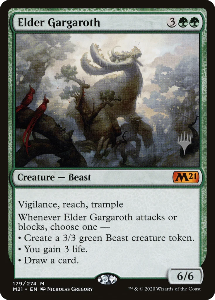 Elder Gargaroth · Core Set 2021 Promos