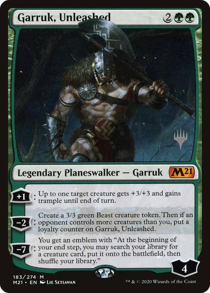 Garruk, Unleashed · Core Set 2021 Promos