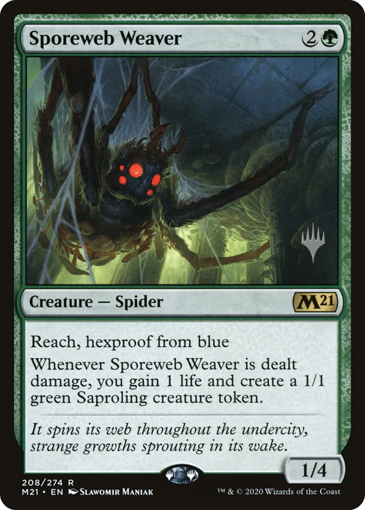 Sporeweb Weaver · Core Set 2021 Promos