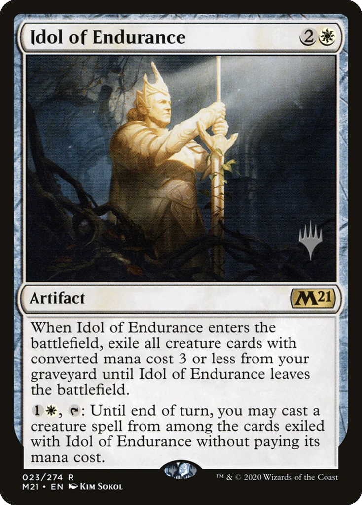 Idol of Endurance · Core Set 2021 Promos
