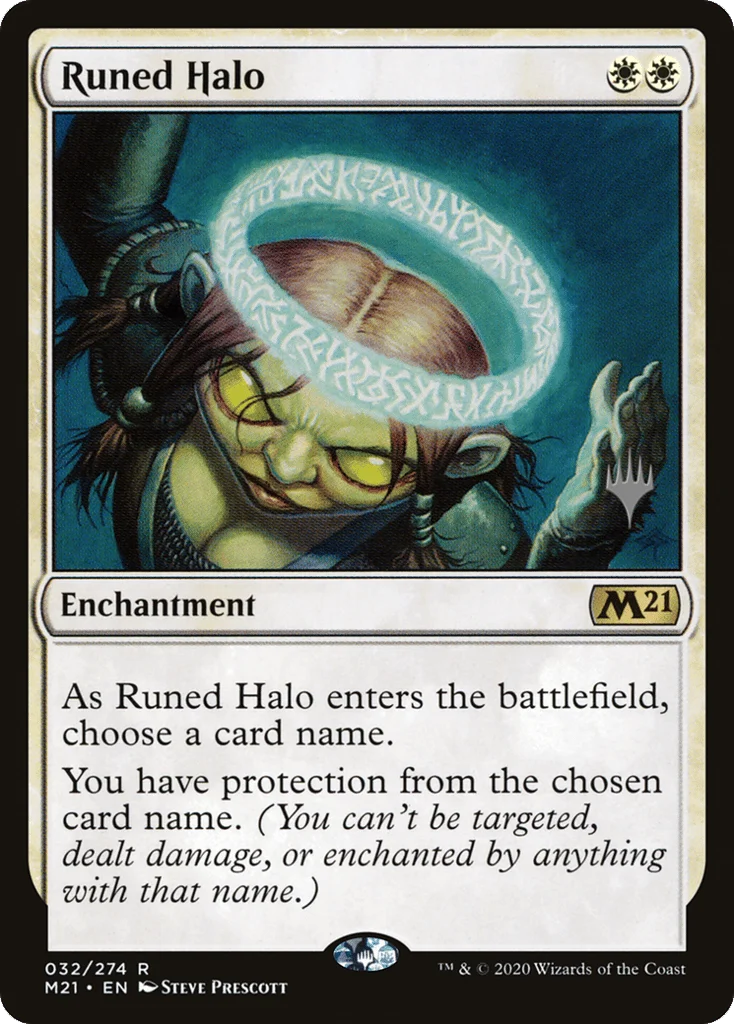 Runed Halo · Core Set 2021 Promos