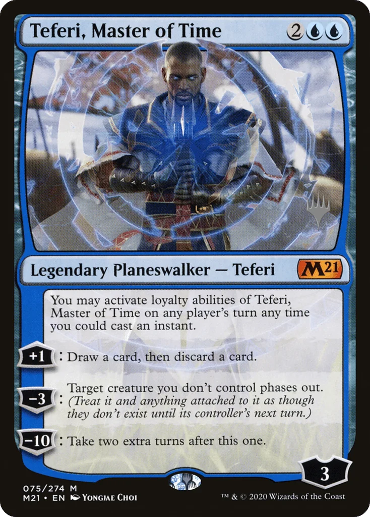 Teferi, Master of Time · Core Set 2021 Promos