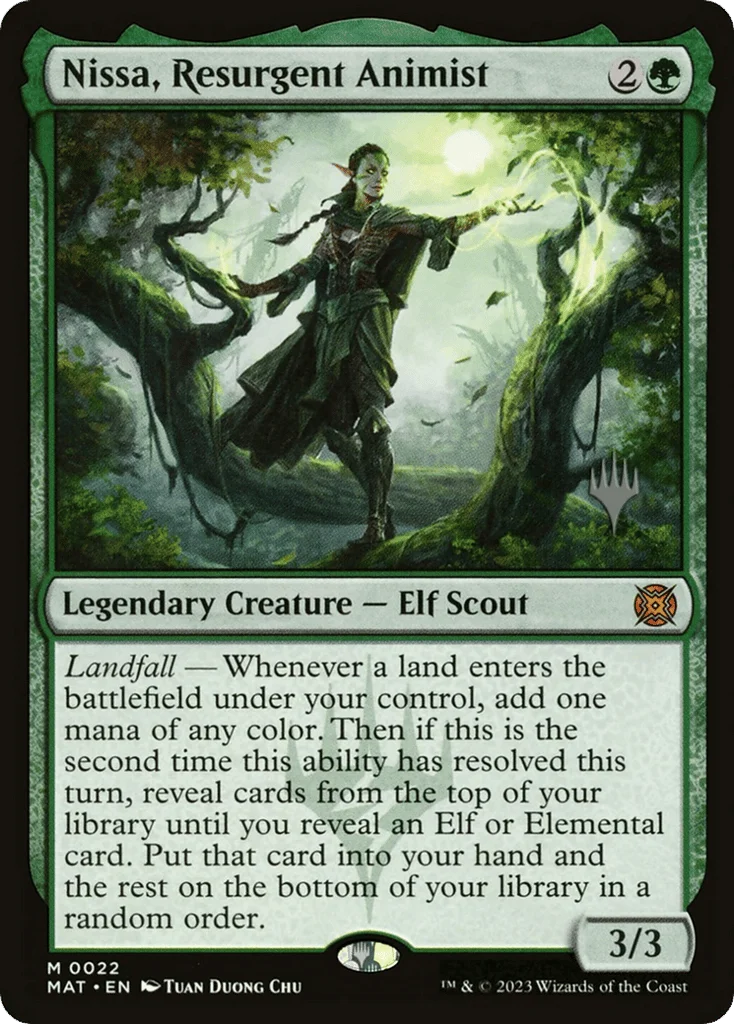 Nissa, Resurgent Animist · March of the Machine: The Aftermath Promos