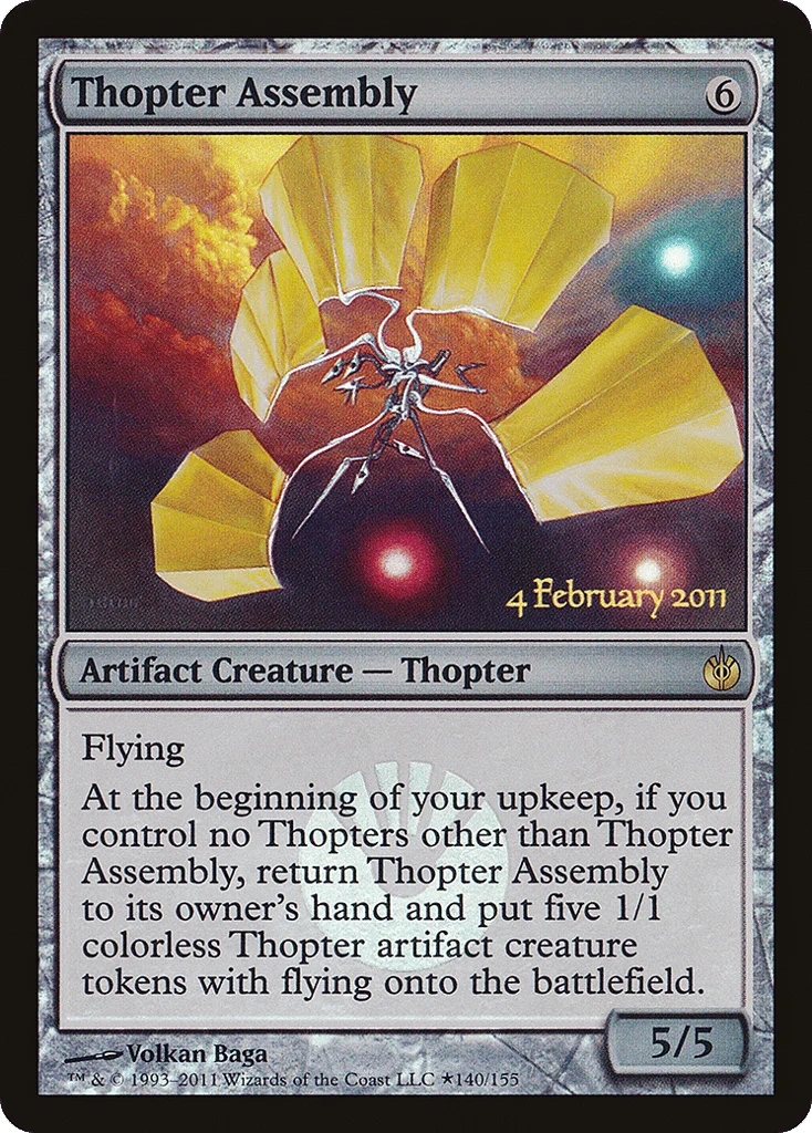 Thopter Assembly · Mirrodin Besieged Promos