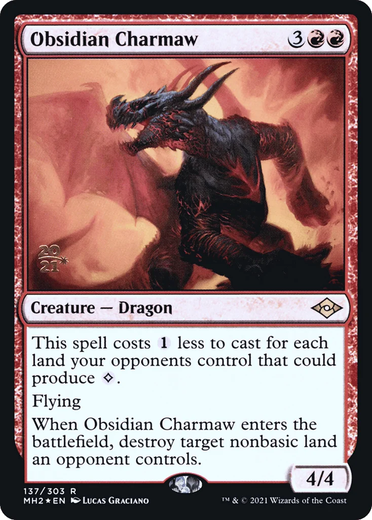 Obsidian Charmaw · Modern Horizons 2 Promos