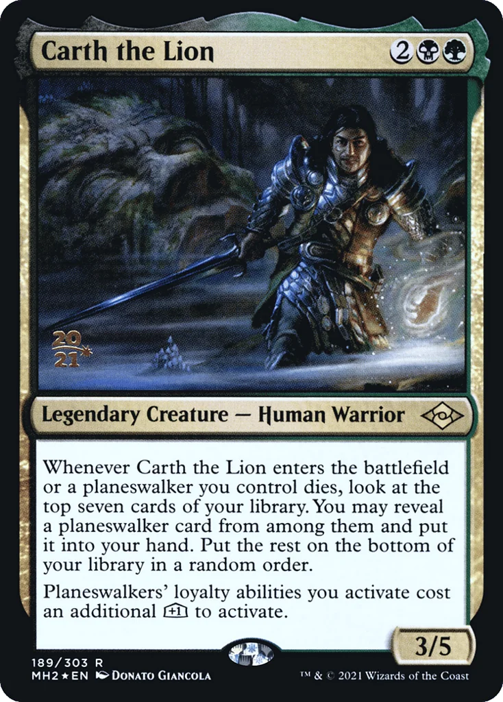 Carth the Lion · Modern Horizons 2 Promos