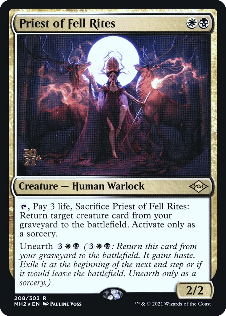 Priest of Fell Rites · Modern Horizons 2 Promos