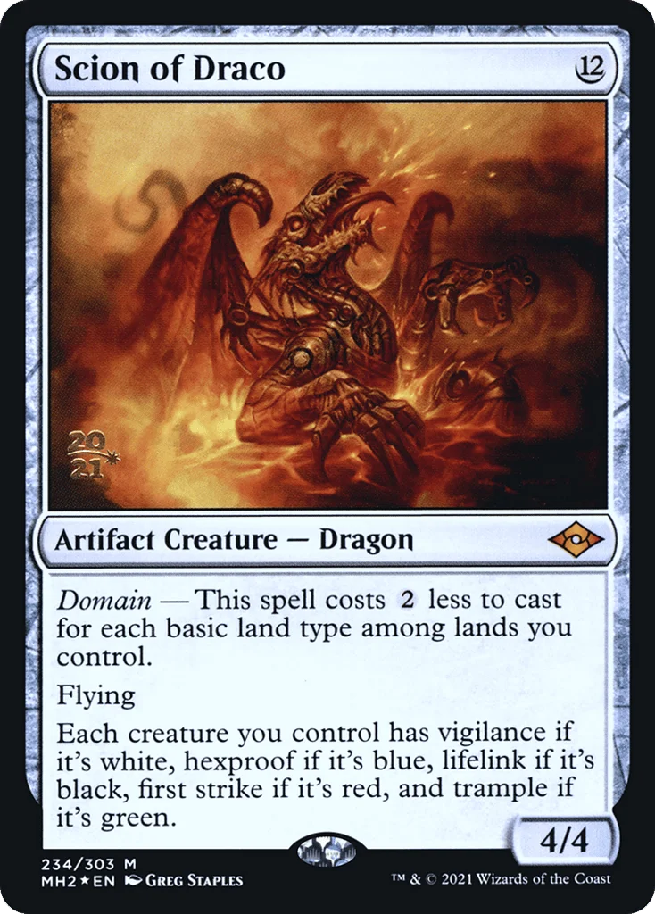 Scion of Draco · Modern Horizons 2 Promos