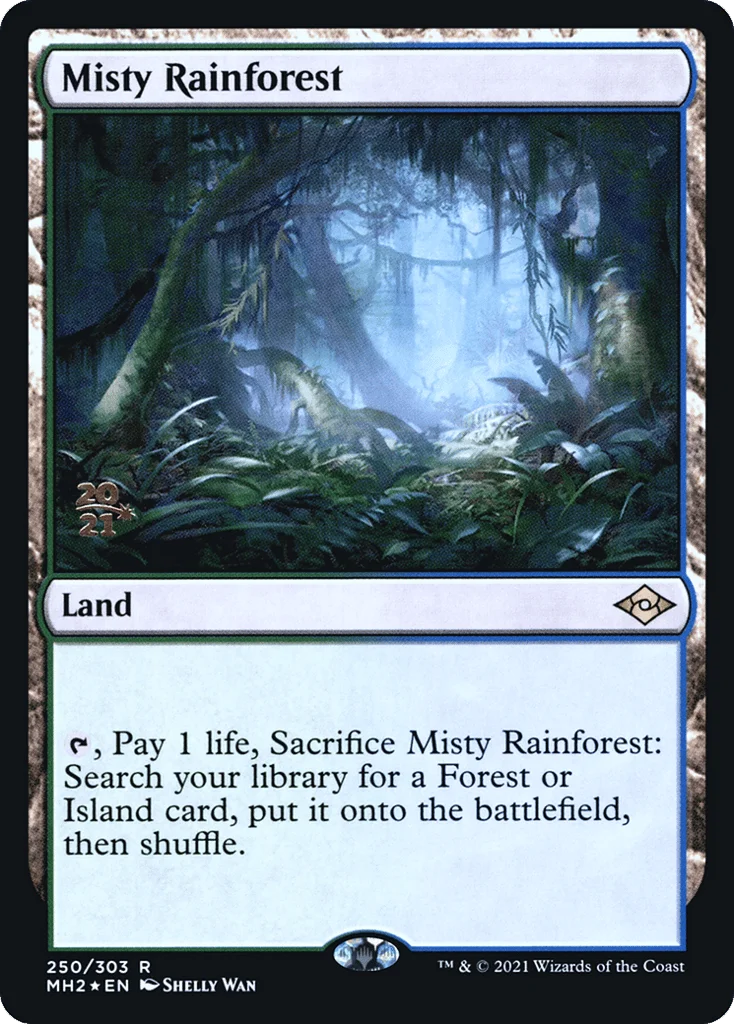 Misty Rainforest · Modern Horizons 2 Promos