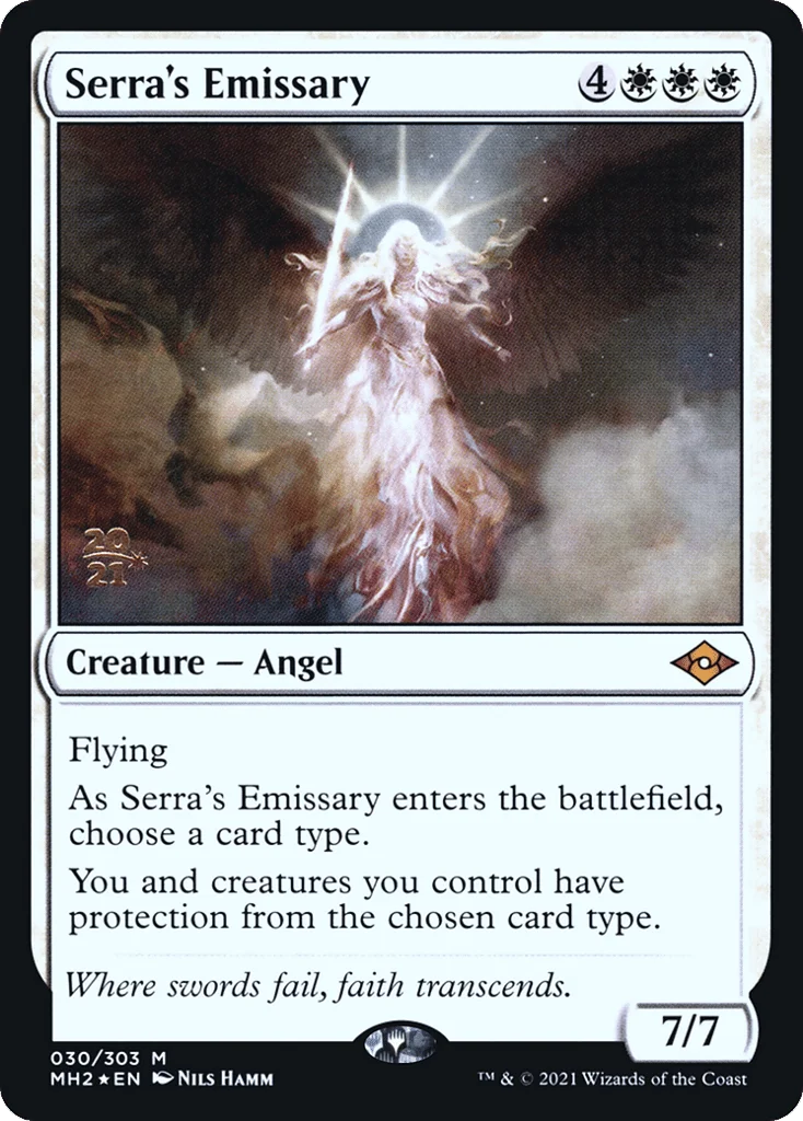 Serra's Emissary · Modern Horizons 2 Promos