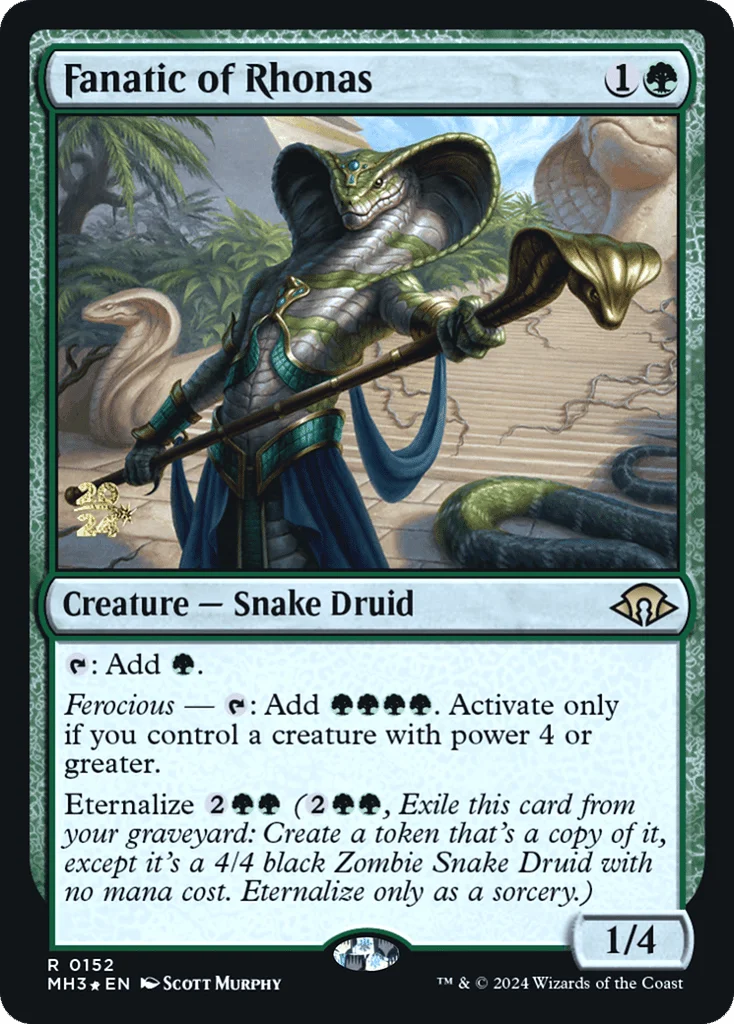 Fanatic of Rhonas · Modern Horizons 3 Promos