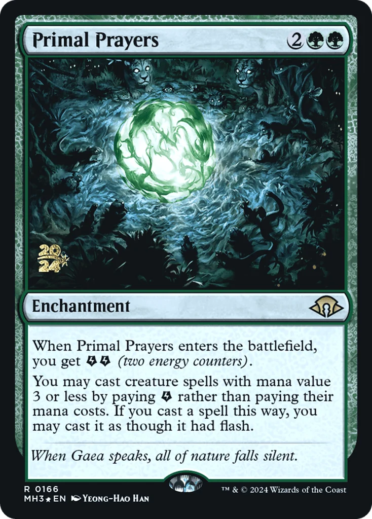 Primal Prayers · Modern Horizons 3 Promos