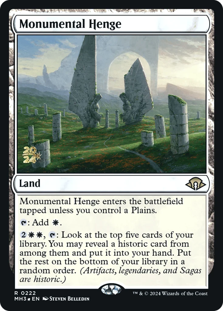Monumental Henge · Modern Horizons 3 Promos