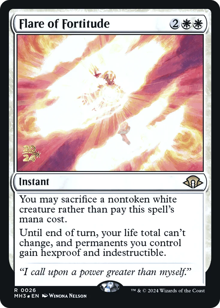 Flare of Fortitude · Modern Horizons 3 Promos
