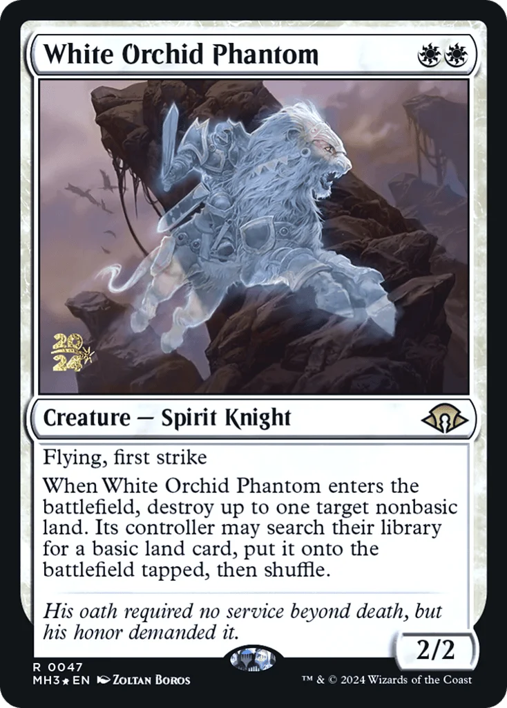 White Orchid Phantom · Modern Horizons 3 Promos