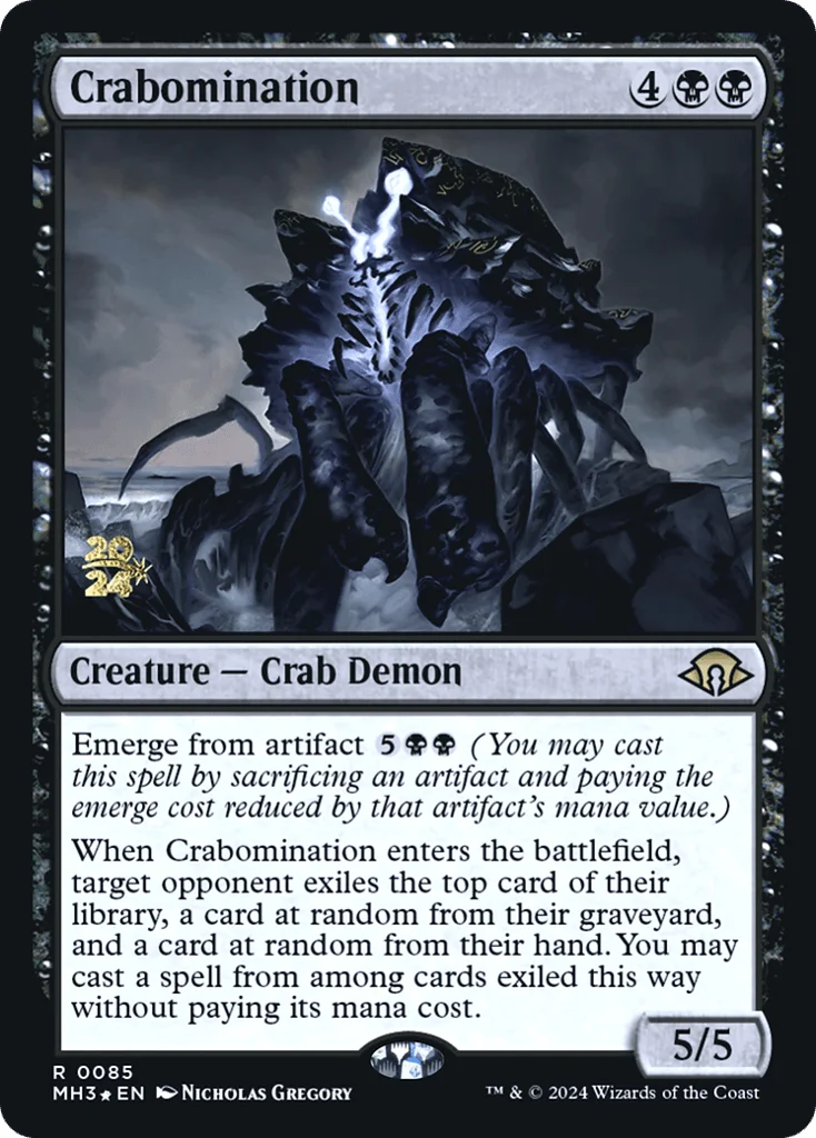 Crabomination · Modern Horizons 3 Promos