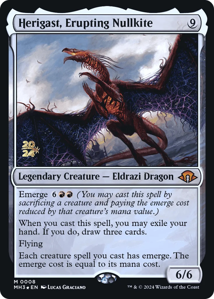 Herigast, Erupting Nullkite · Modern Horizons 3 Promos