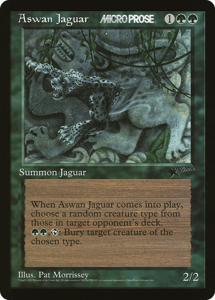 Aswan Jaguar · MicroProse Promos