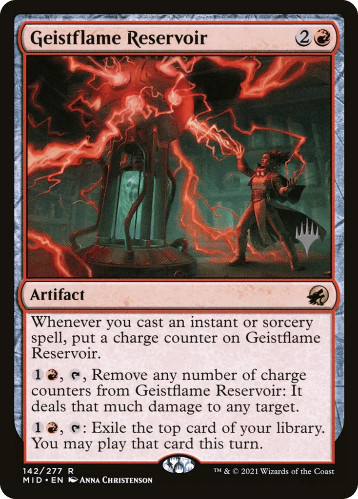 Geistflame Reservoir · Innistrad: Midnight Hunt Promos