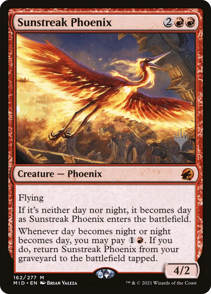 Sunstreak Phoenix · Innistrad: Midnight Hunt Promos