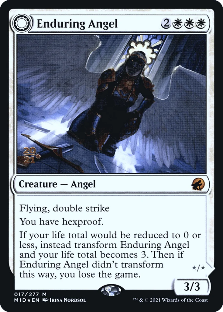 Enduring Angel // Angelic Enforcer · Innistrad: Midnight Hunt Promos