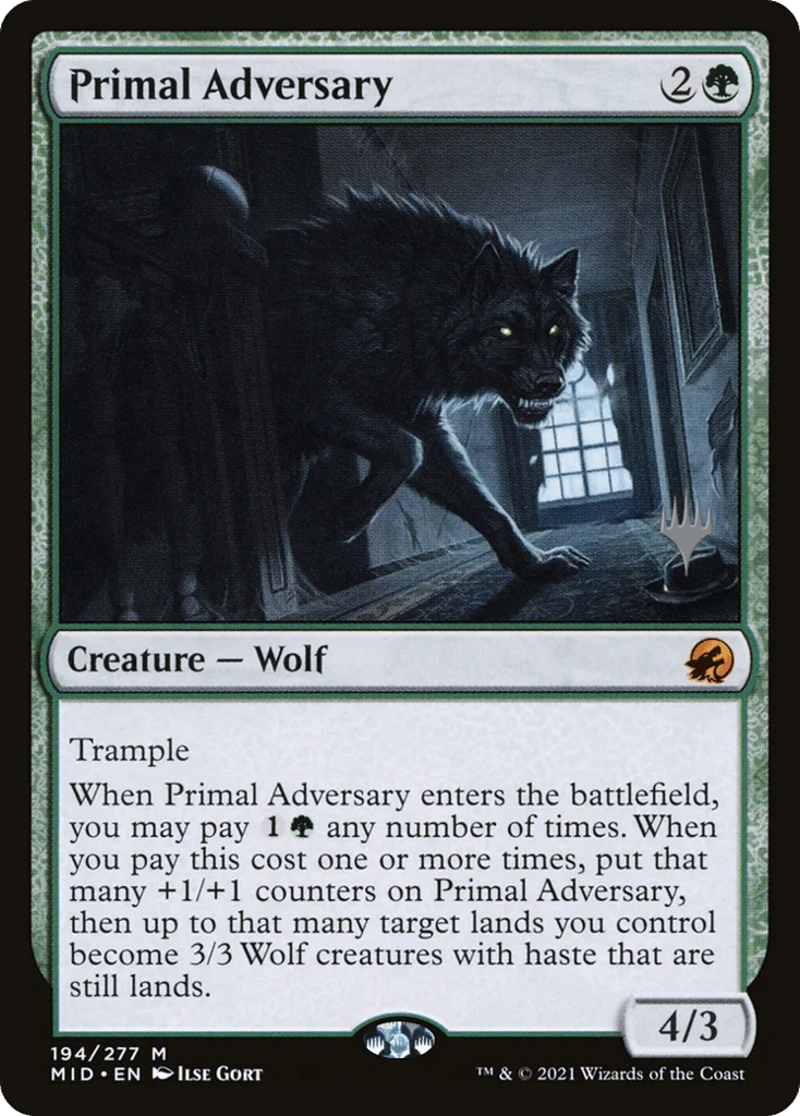 Primal Adversary · Innistrad: Midnight Hunt Promos