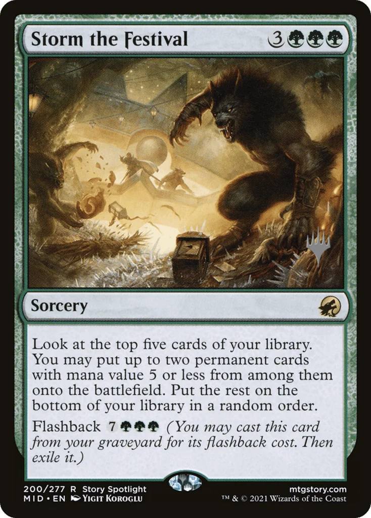 Storm the Festival · Innistrad: Midnight Hunt Promos