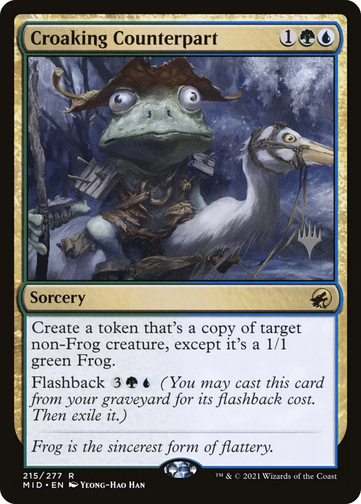 Croaking Counterpart · Innistrad: Midnight Hunt Promos