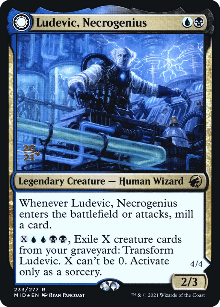 Ludevic, Necrogenius // Olag, Ludevic's Hubris · Innistrad: Midnight Hunt Promos