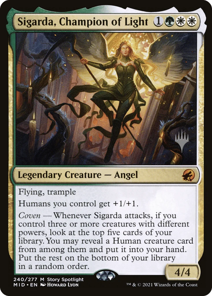 Sigarda, Champion of Light · Innistrad: Midnight Hunt Promos