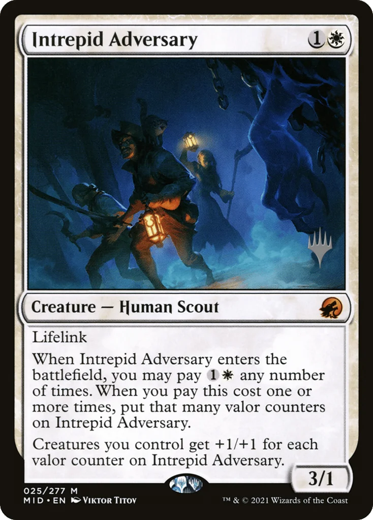 Intrepid Adversary · Innistrad: Midnight Hunt Promos