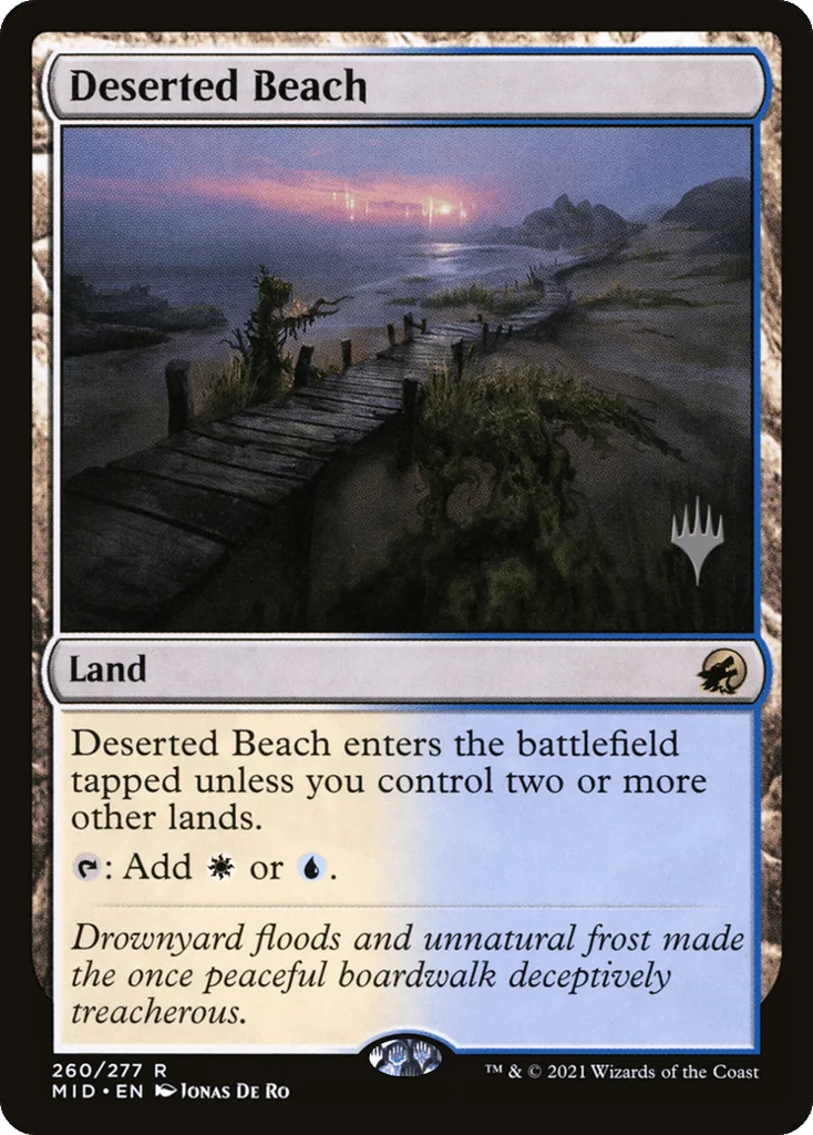 Deserted Beach · Innistrad: Midnight Hunt Promos