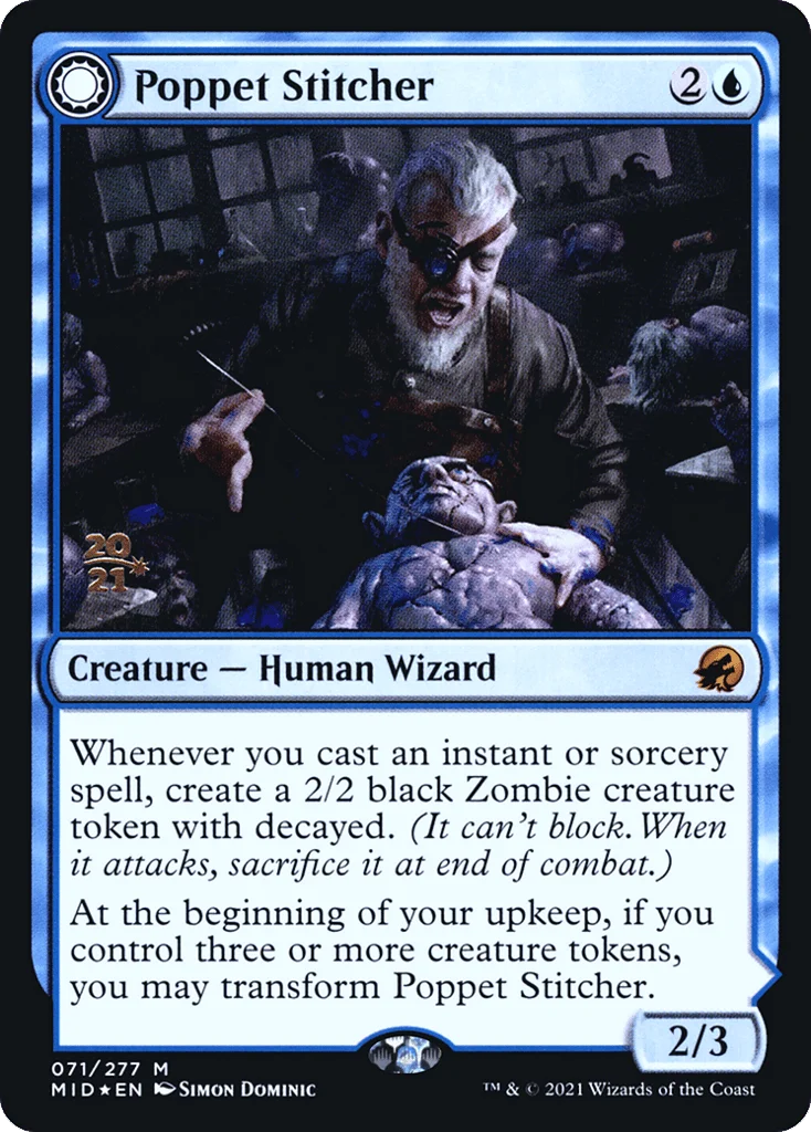 Poppet Stitcher // Poppet Factory · Innistrad: Midnight Hunt Promos