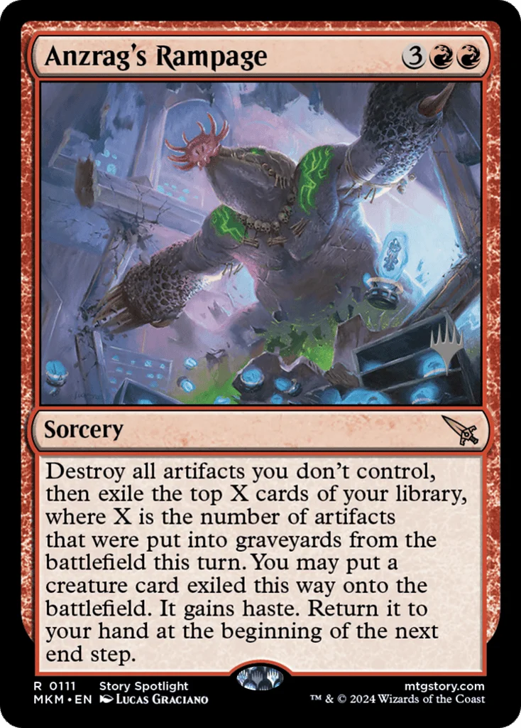 Anzrag's Rampage · Murders at Karlov Manor Promos