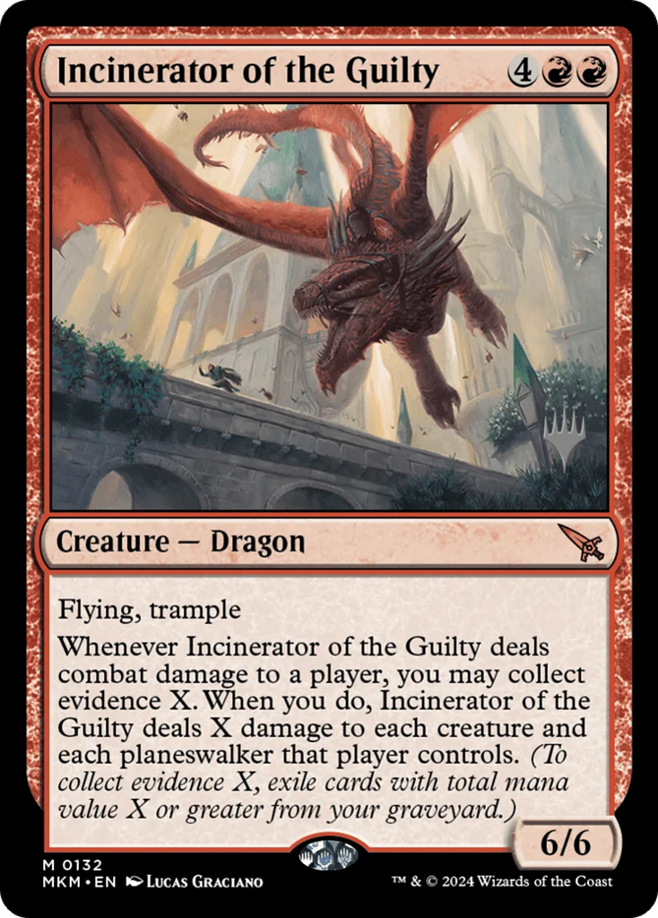 Incinerator of the Guilty · Murders at Karlov Manor Promos