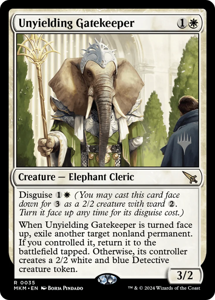 Unyielding Gatekeeper · Murders at Karlov Manor Promos