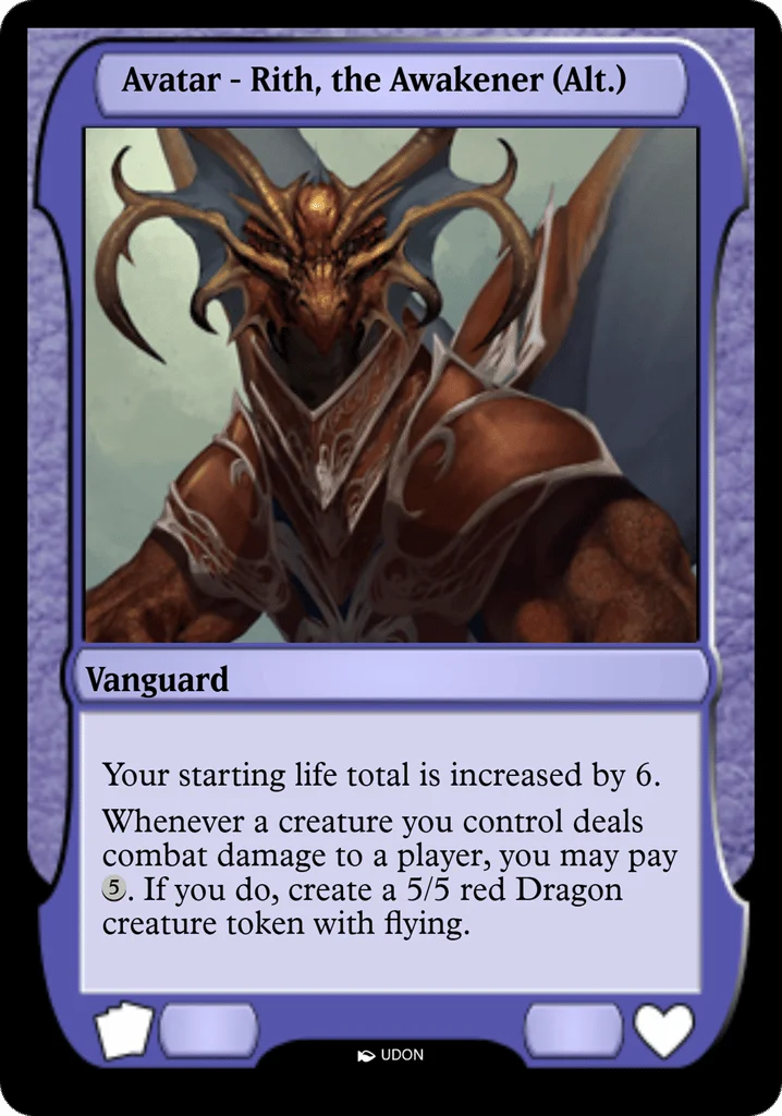 Rith, the Awakener Avatar · Magic Online Avatars