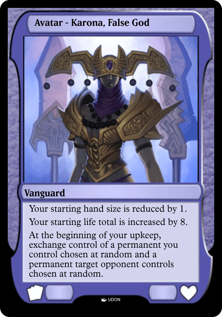 Karona, False God Avatar · Magic Online Avatars