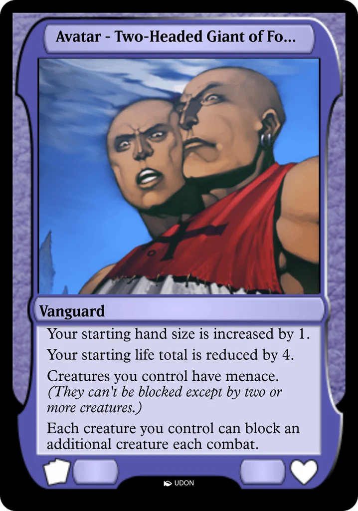 Two-Headed Giant of Foriys Avatar · Magic Online Avatars